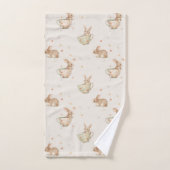 Tea Party Leuke konijntjes Bad Handdoek (Handdoek)