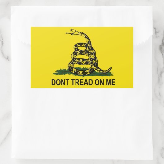 TEA PARTY LID RECHTHOEKIGE STICKER (Tas)