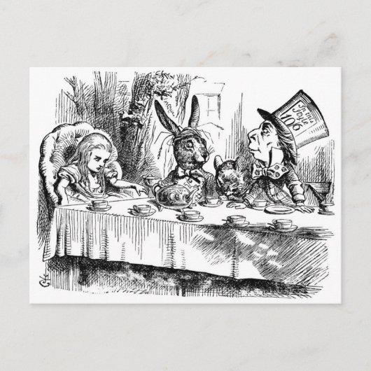 Tea Party & Madness Briefkaart (Voorkant)