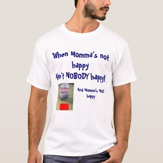 Tea Party mama T-shirt (Voorkant)