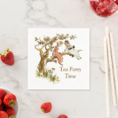 Tea Party met illustratie van Kate Greenaway Servet (Insitu)