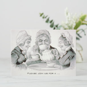  Tea Party met Old Friends, Vrijgezellenfeest Kaart