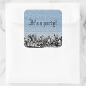 Tea Party met Text Sticker (Tas)