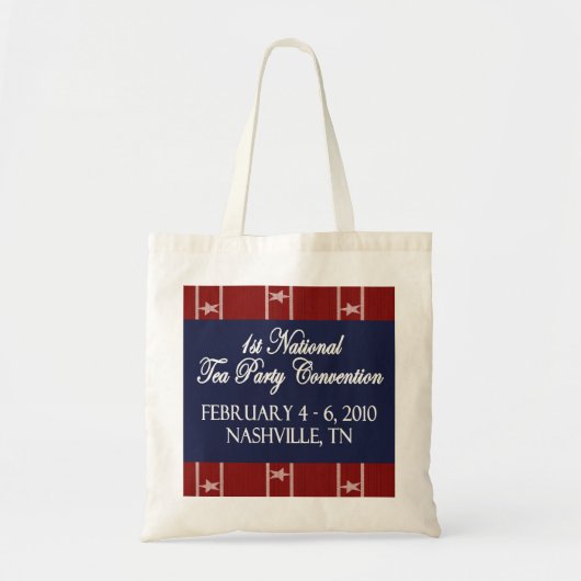 Tea Party National Convention Canvas tas (Voorkant)