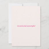 Tea Party of Book Club Gathering Uitnodiging (Achterkant)