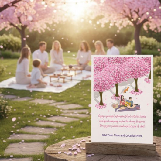 Tea Party of Book Club Gathering Uitnodiging