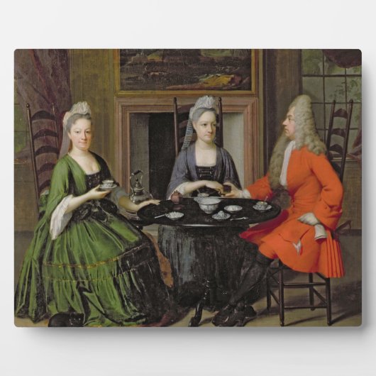 Tea Party (olie op canvas) Fotoplaat (Voorkant)