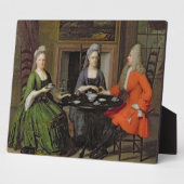 Tea Party (olie op canvas) Fotoplaat (Zijkant)