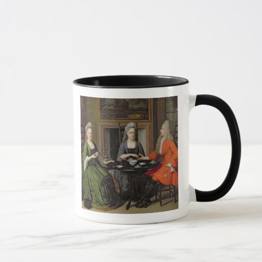 Tea Party (olie op canvas) Mok (Rechts)