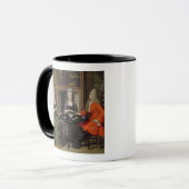Tea Party (olie op canvas) Mok (Voorkant links)