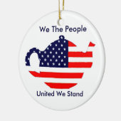 Tea Party Ornament we the People United We stand (Links)