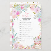 Tea Party pasteeltje vind het gastspel (Voorkant / Achterkant)