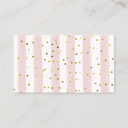 Tea Party Pastel Bloemendouche Details Kaart (Achterkant)