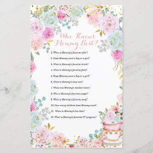 Tea Party Pastel Floral die mama het beste kent