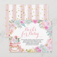 Tea Party Pastel Flowers Boeken voor baby