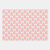 Tea Party Pastel Gift Wrapping Paper Set (Voorkant 3)