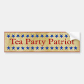 Tea Party Patriot Bumpersticker (Voorkant)