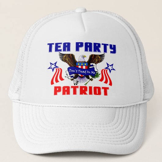 Tea Party Patriot Trucker Pet (Voorkant)