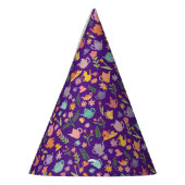 Tea Party Patroon Verjaardagsviering Feesthoedjes (Links)