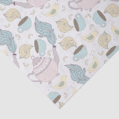 Tea Party Pattern Tissuepapier (Detail)