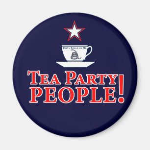 Tea Party People! Magneet