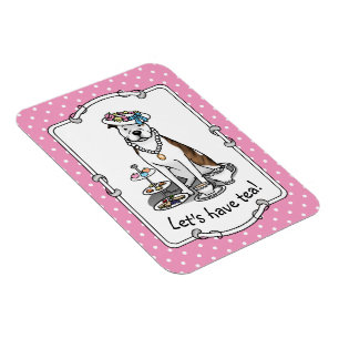 Tea Party Pit Bull (lt brindle white 3) Magneet