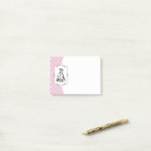 Tea Party Pit Bull (lt brindle white 3) Post-it® Notes (Op bureau)