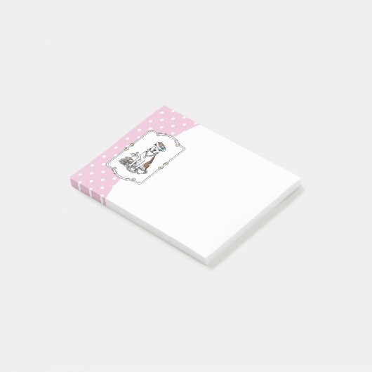 Tea Party Pit Bull (lt brindle white 3) Post-it® Notes (Schuin)