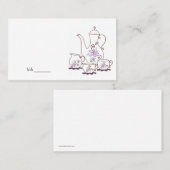 Tea Party Plaatskaarten Plaatskaartje (Voorkant / Achterkant)