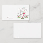 Tea Party Plaatskaarten Plaatskaartje (Voorkant / Achterkant)