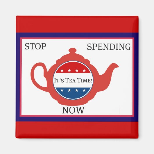 Tea Party politieke magneet (Voorkant)