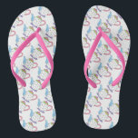 Tea Party Polka Dot Teapot Tea Pot Pastel Print Teenslippers<br><div class="desc">Teenslippers hebben een originele markeringsillustratie van een polka dot theepot. Ideaal voor een theefeestje!</div>