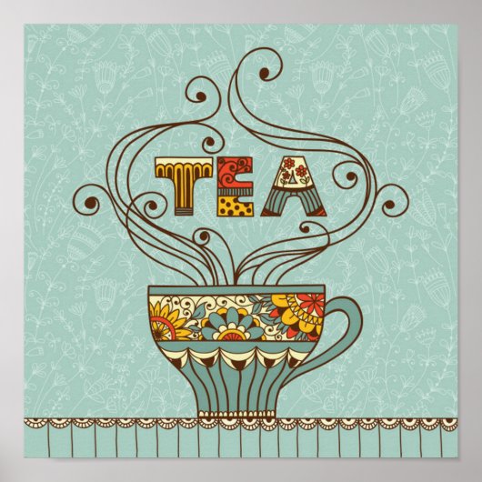 Tea Party Poster (Voorkant)