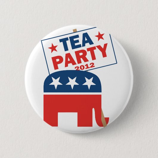 Tea Party Republican Button (Voorkant)