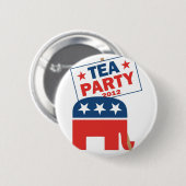 Tea Party Republican Button (Voorkant /achterkant)