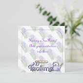 Tea Party Retirement of Birthday Party Invitation Kaart (Staand voorkant)