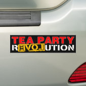 Tea Party Revolution Bumpersticker (Op auto)