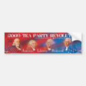 Tea Party Revolution Bumpersticker 2009 (Voorkant)