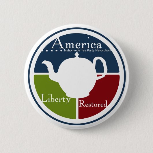 Tea Party Revolution Button (Voorkant)
