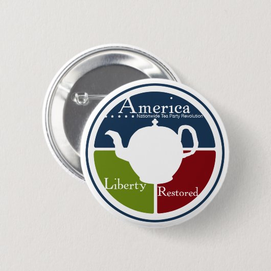 Tea Party Revolution Button (Voorkant /achterkant)