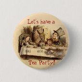 Tea Party Ronde Button 5,7 Cm (Voorkant)