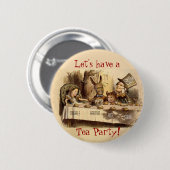 Tea Party Ronde Button 5,7 Cm (Voorkant /achterkant)