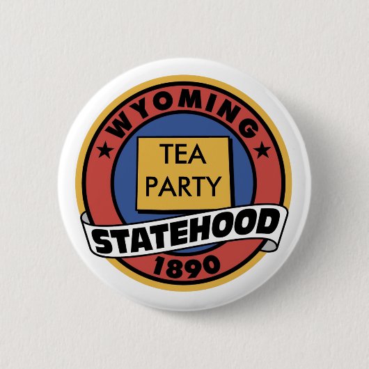 TEA PARTY RONDE BUTTON 5,7 CM (Voorkant)