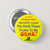 TEA PARTY RONDE BUTTON 5,7 CM (Voorkant /achterkant)