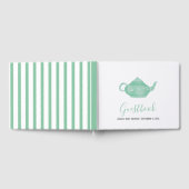 Tea Party Shabby Chic Baby shower Gastenboek (Volledig)