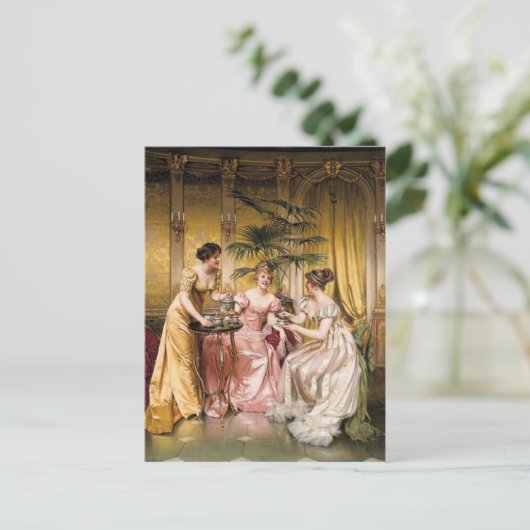 Tea Party - Soulacroix Briefkaart (Staand voorkant)