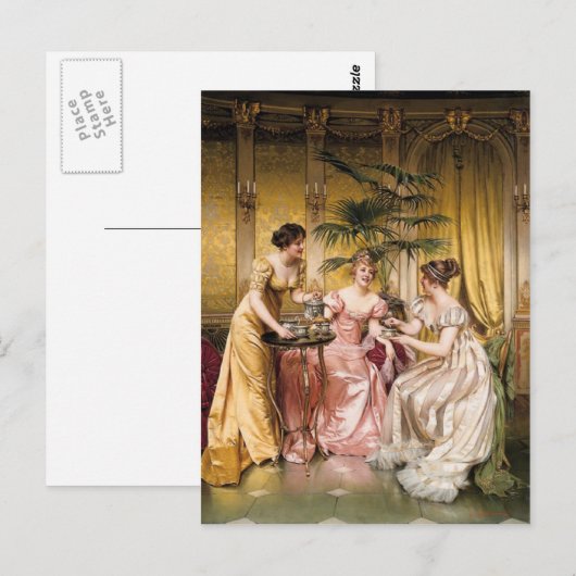 Tea Party - Soulacroix Briefkaart (Voorkant / Achterkant)