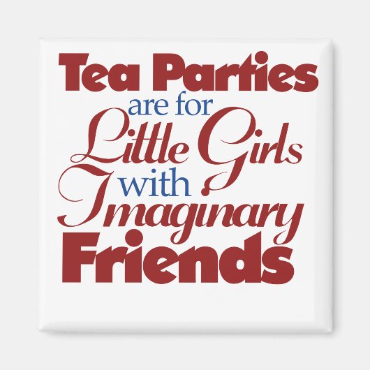 TEA party spotternij Herstel Sanity Magneet (Voorkant)