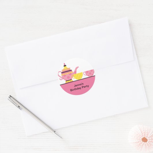 Tea Party Stickers (Envelop)