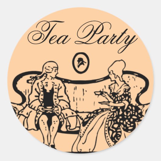 Tea Party stickers (Voorkant)